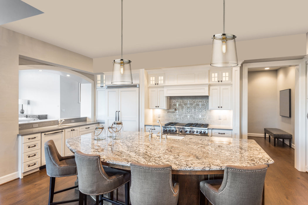 Pendant Z-Lite 3032P10-PN Polished Nickel Callista 1 Light Pendant Z-Lite