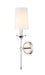 Wall Sconce Z-Lite 3033-1S-PN Polished Nickel Emily 1 Light Wall Sconce Z-Lite