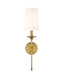 Wall Sconce Z-Lite 3033-1S-RB Rubbed Brass Emily 1 Light Wall Sconce Z-Lite
