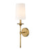 Wall Sconce Z-Lite 3033-1S-RB Rubbed Brass Emily 1 Light Wall Sconce Z-Lite