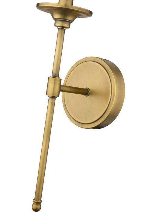 Wall Sconce Z-Lite 3033-1S-RB Rubbed Brass Emily 1 Light Wall Sconce Z-Lite