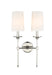 Wall Sconce Z-Lite 3033-2S-PN Polished Nickel Emily 2 Light Wall Sconce Z-Lite