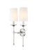 Wall Sconce Z-Lite 3033-2S-PN Polished Nickel Emily 2 Light Wall Sconce Z-Lite
