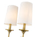 Wall Sconce Z-Lite 3033-2S-RB Rubbed Brass Emily 2 Light Wall Sconce Z-Lite