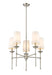Chandelier Z-Lite 3033-5BN Brushed Nickel Emily 5 Light Chandelier Z-Lite