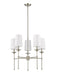 Chandelier Z-Lite 3033-5BN Brushed Nickel Emily 5 Light Chandelier Z-Lite