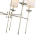 Chandelier Z-Lite 3033-5PN Polished Nickel Emily 5 Light Chandelier Z-Lite