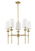 Chandelier Z-Lite 3033-5RB Rubbed Brass Emily 5 Light Chandelier Z-Lite