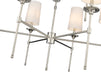 Chandelier Z-Lite 3033-9PN Polished Nickel Emily 9 Light Chandelier Z-Lite