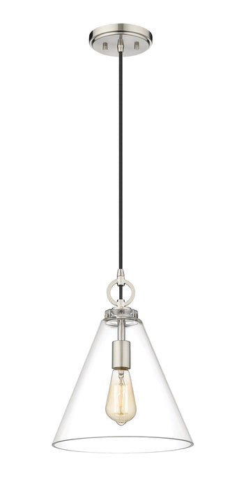 Pendant Z-Lite 3034P11-BN Brushed Nickel Harper 1 Light Pendant Z-Lite
