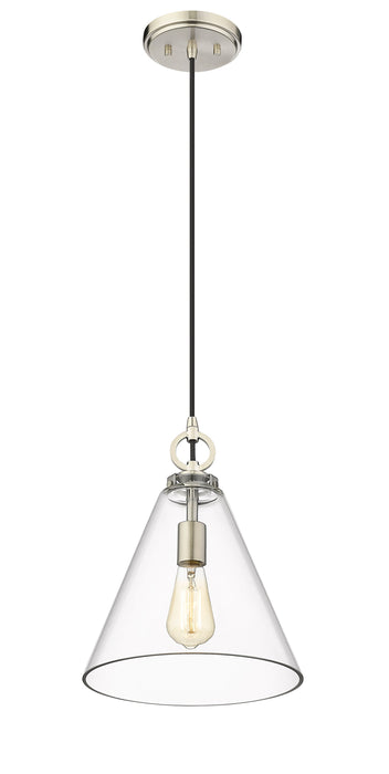 Pendant Z-Lite 3034P11-BN Brushed Nickel Harper 1 Light Pendant Z-Lite