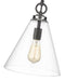 Pendant Z-Lite 3034P11-MB Matte Black Harper 1 Light Pendant Z-Lite