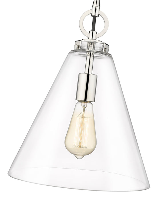 Pendant Z-Lite 3034P11-PN Polished Nickel Harper 1 Light Pendant Z-Lite