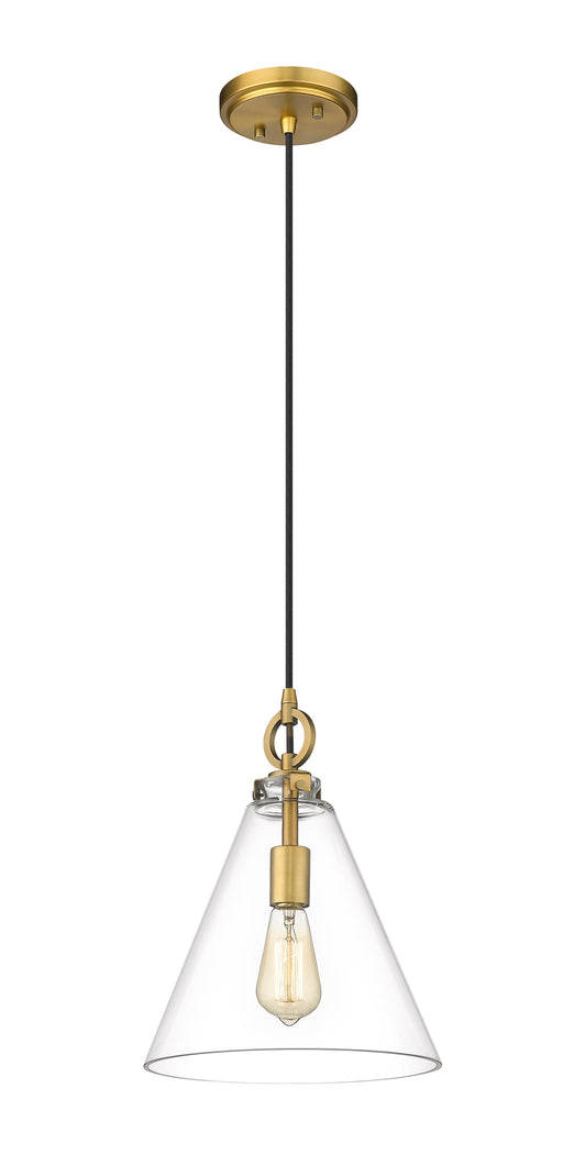 Pendant Z-Lite 3034P11-RB Rubbed Brass Harper 1 Light Pendant Z-Lite