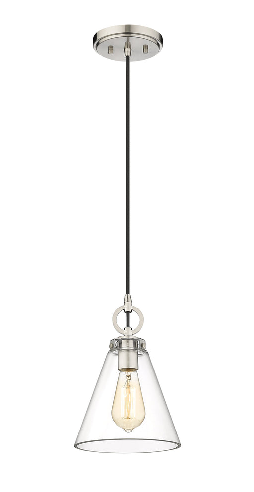 Pendant Z-Lite 3034P8-BN Brushed Nickel Harper 1 Light Pendant Z-Lite