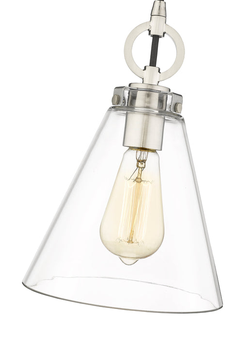 Pendant Z-Lite 3034P8-BN Brushed Nickel Harper 1 Light Pendant Z-Lite