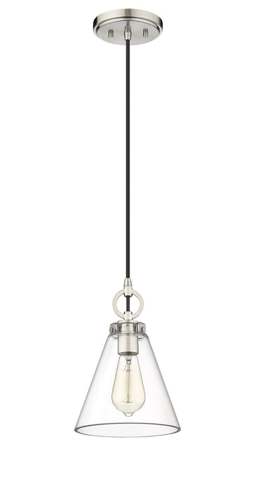 Pendant Z-Lite 3034P8-BN Brushed Nickel Harper 1 Light Pendant Z-Lite