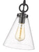 Pendant Z-Lite 3034P8-MB Matte Black Harper 1 Light Pendant Z-Lite