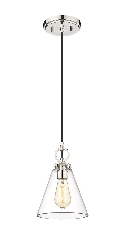 Pendant Z-Lite 3034P8-PN Polished Nickel Harper 1 Light Pendant Z-Lite