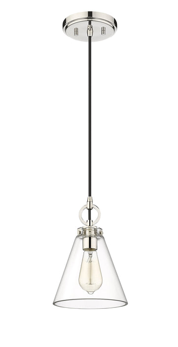 Pendant Z-Lite 3034P8-PN Polished Nickel Harper 1 Light Pendant Z-Lite