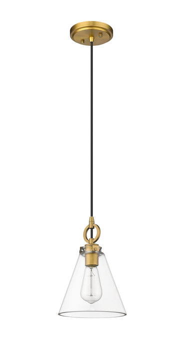 Pendant Z-Lite 3034P8-RB Rubbed Brass Harper 1 Light Pendant Z-Lite