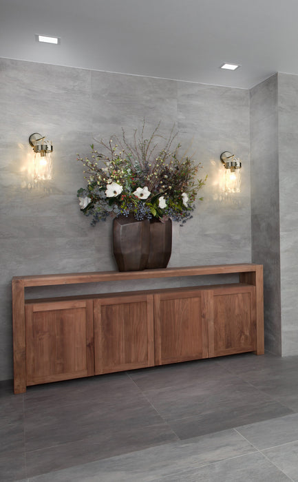 Wall Sconce Z-Lite 3035-1SL-BN Brushed Nickel Fontaine 1 Light Wall Sconce Z-Lite