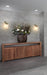Wall Sconce Z-Lite 3035-1SL-BN Brushed Nickel Fontaine 1 Light Wall Sconce Z-Lite