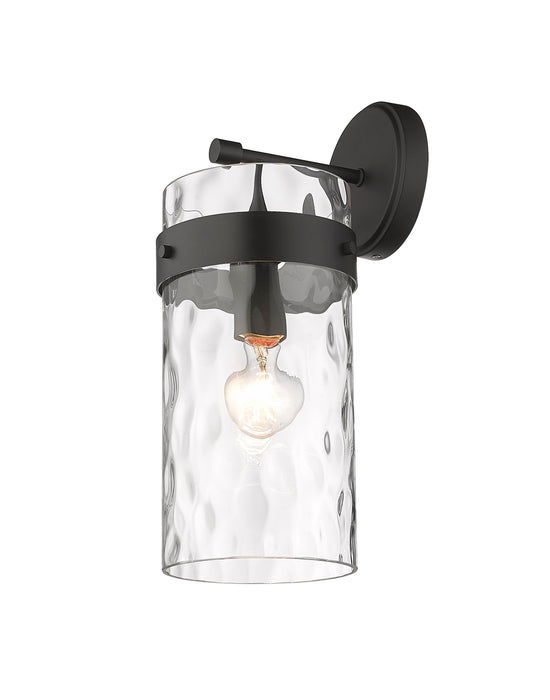 Wall Sconce Z-Lite 3035-1SL-MB Matte Black Fontaine 1 Light Wall Sconce Z-Lite