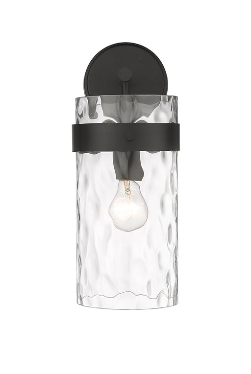 Wall Sconce Z-Lite 3035-1SL-MB Matte Black Fontaine 1 Light Wall Sconce Z-Lite