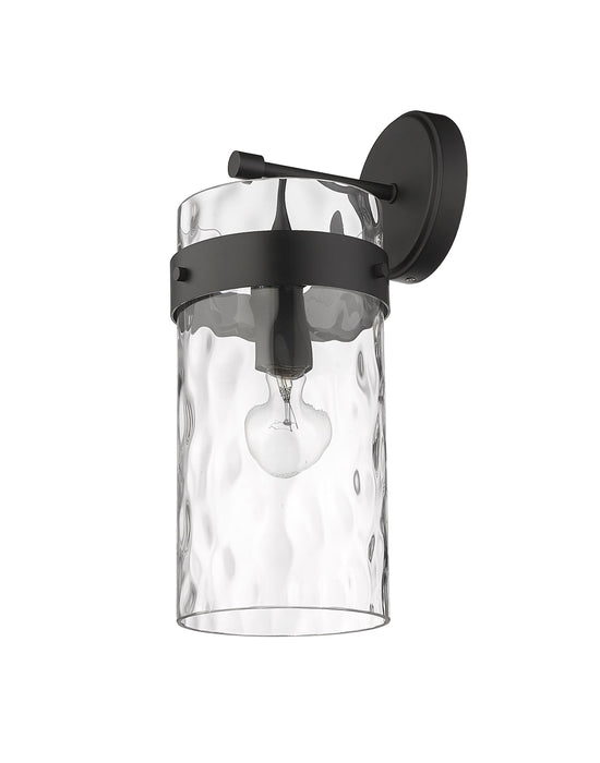 Wall Sconce Z-Lite 3035-1SL-MB Matte Black Fontaine 1 Light Wall Sconce Z-Lite