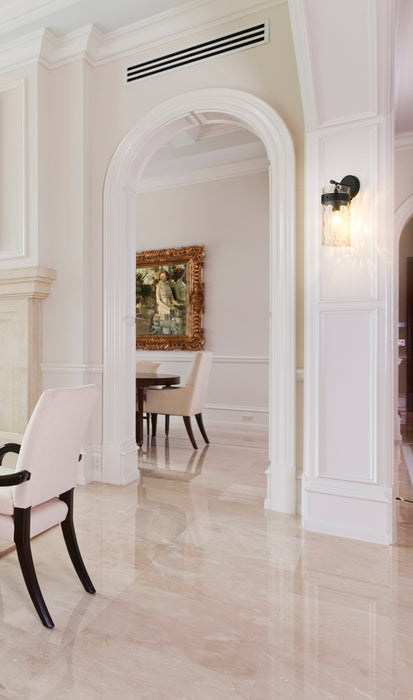 Wall Sconce Z-Lite 3035-1SL-MB Matte Black Fontaine 1 Light Wall Sconce Z-Lite