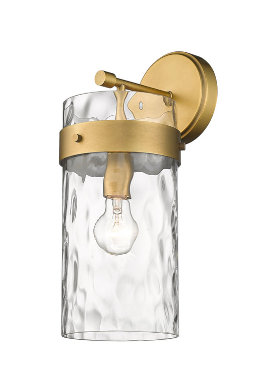 Wall Sconce Z-Lite 3035-1SL-RB Rubbed Brass Fontaine 1 Light Wall Sconce Z-Lite