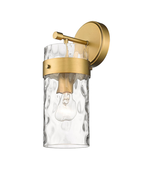Wall Sconce Z-Lite 3035-1SS-RB Rubbed Brass Fontaine 1 Light Wall Sconce Z-Lite