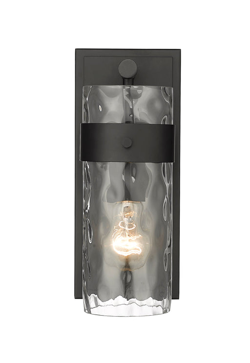 Wall Sconce Z-Lite 3035-1V-MB Matte Black Fontaine 1 Light Wall Sconce Z-Lite