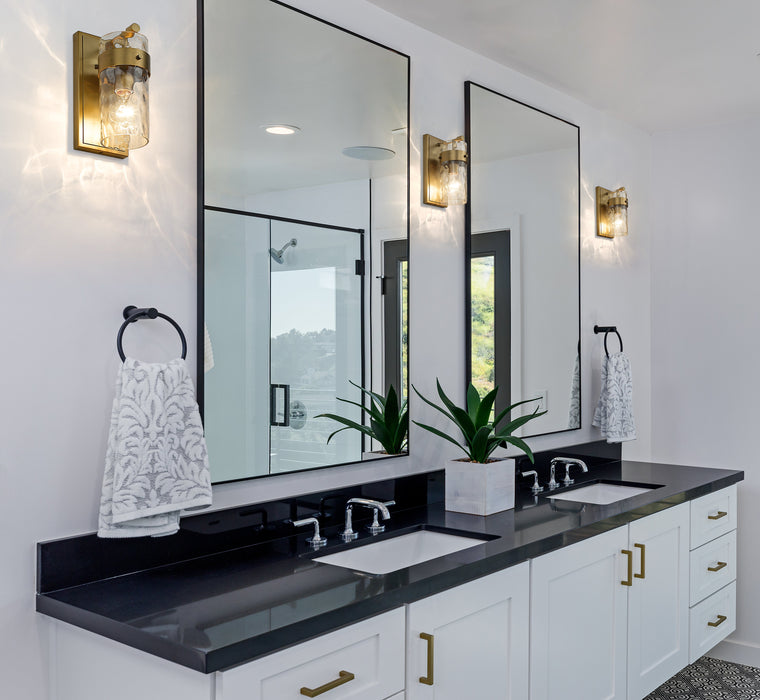 Wall Sconce Z-Lite 3035-1V-RB Rubbed Brass Fontaine 1 Light Wall Sconce Z-Lite