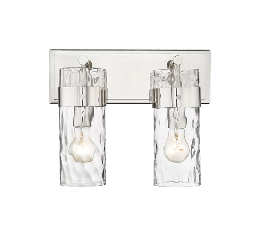 Vanity Z-Lite 3035-2V-PN Polished Nickel Fontaine 2 Light Vanity Z-Lite