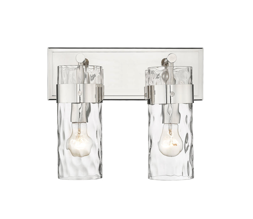 Vanity Z-Lite 3035-2V-PN Polished Nickel Fontaine 2 Light Vanity Z-Lite