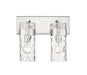 Vanity Z-Lite 3035-2V-PN Polished Nickel Fontaine 2 Light Vanity Z-Lite