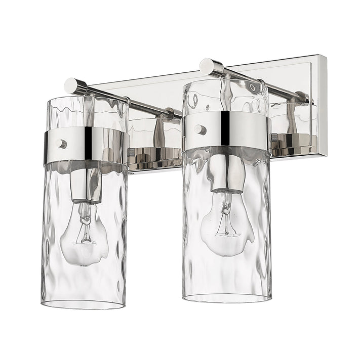 Vanity Z-Lite 3035-2V-PN Polished Nickel Fontaine 2 Light Vanity Z-Lite