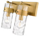 Vanity Z-Lite 3035-2V-RB Rubbed Brass Fontaine 2 Light Vanity Z-Lite