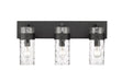 Vanity Z-Lite 3035-3V-MB Matte Black Fontaine 3 Light Vanity Z-Lite