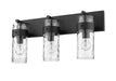 Vanity Z-Lite 3035-3V-MB Matte Black Fontaine 3 Light Vanity Z-Lite