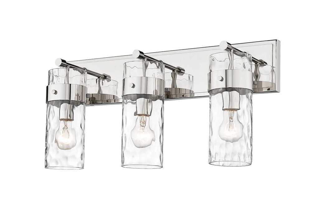 Vanity Z-Lite 3035-3V-PN Polished Nickel Fontaine 3 Light Vanity Z-Lite