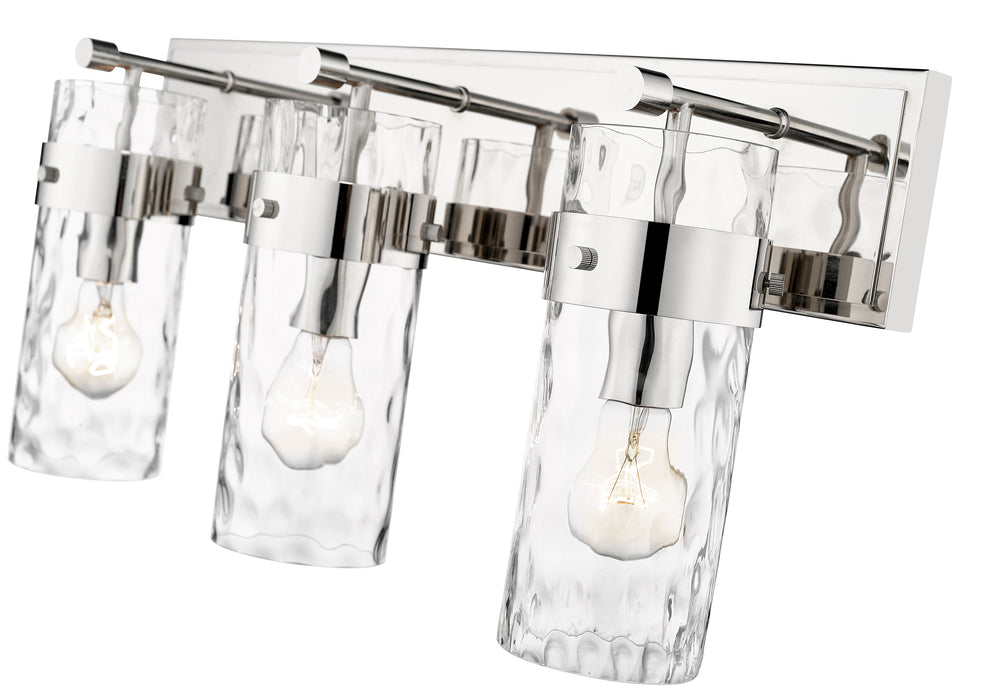 Vanity Z-Lite 3035-3V-PN Polished Nickel Fontaine 3 Light Vanity Z-Lite