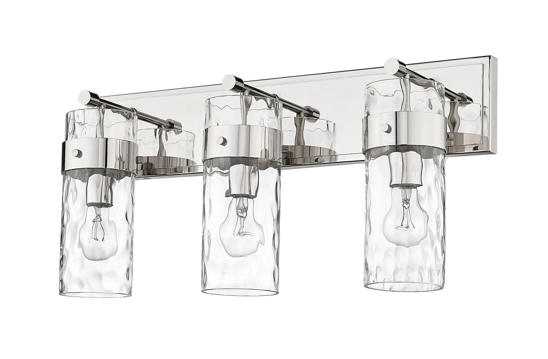Vanity Z-Lite 3035-3V-PN Polished Nickel Fontaine 3 Light Vanity Z-Lite