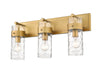 Vanity Z-Lite 3035-3V-RB Rubbed Brass Fontaine 3 Light Vanity Z-Lite