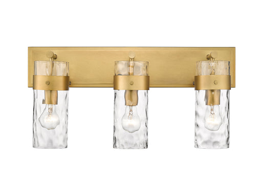 Vanity Z-Lite 3035-3V-RB Rubbed Brass Fontaine 3 Light Vanity Z-Lite