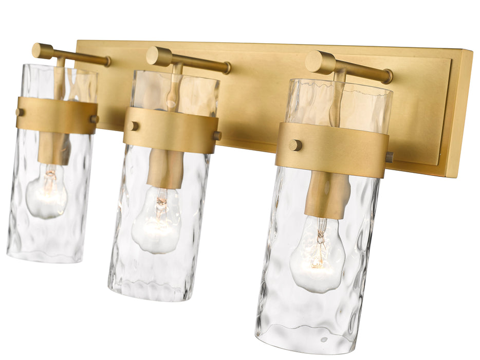 Vanity Z-Lite 3035-3V-RB Rubbed Brass Fontaine 3 Light Vanity Z-Lite