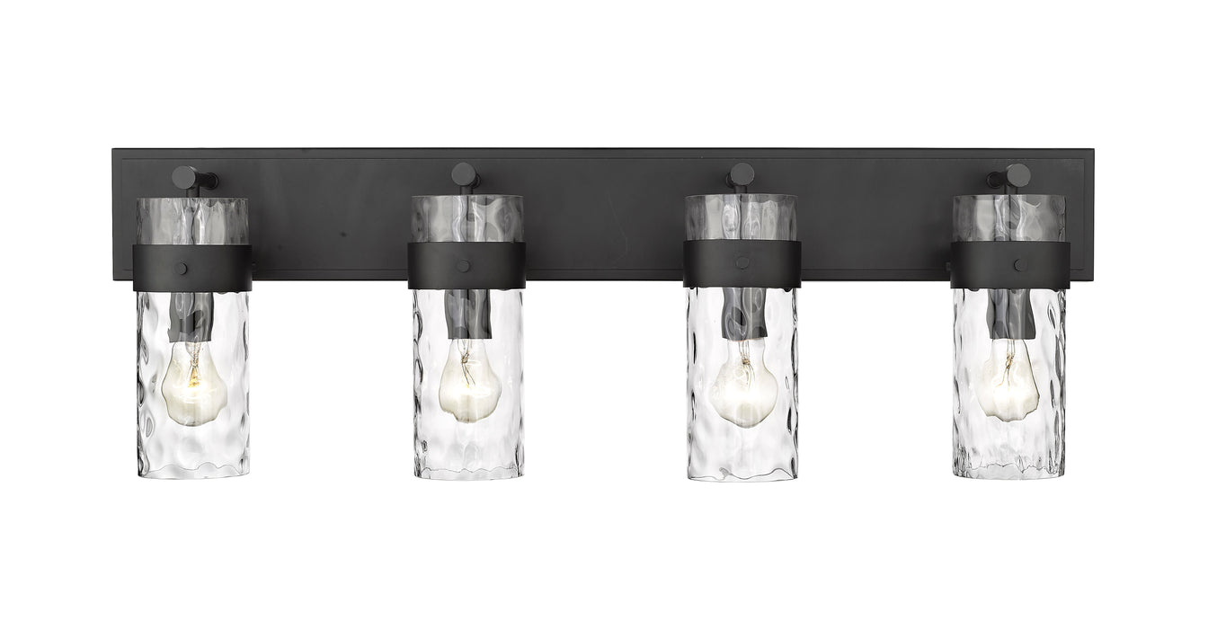 Vanity Z-Lite 3035-4V-MB Matte Black Fontaine 4 Light Vanity Z-Lite