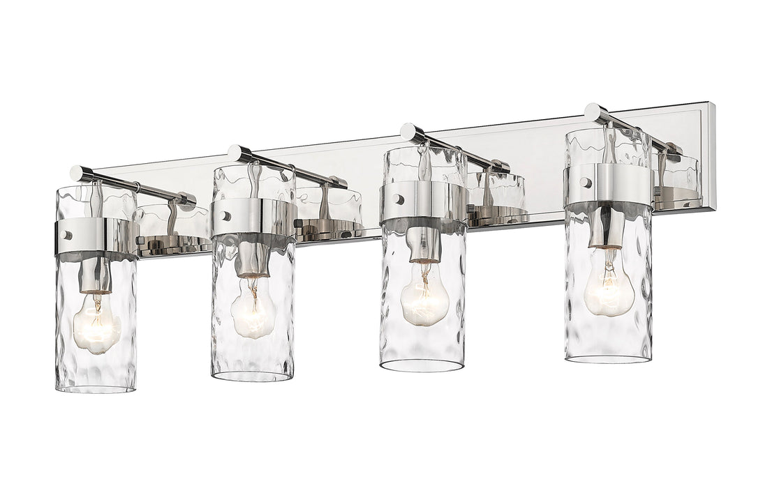 Vanity Z-Lite 3035-4V-PN Polished Nickel Fontaine 4 Light Vanity Z-Lite